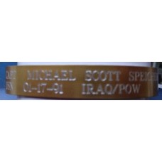 Bracelet - Gulf War POW in Gold Aluminum